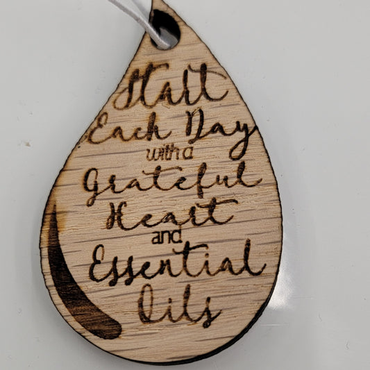 Start Each Day Drop Wood Diffuser