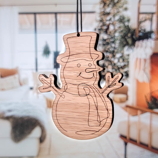 Wood Diffuser | Snowman