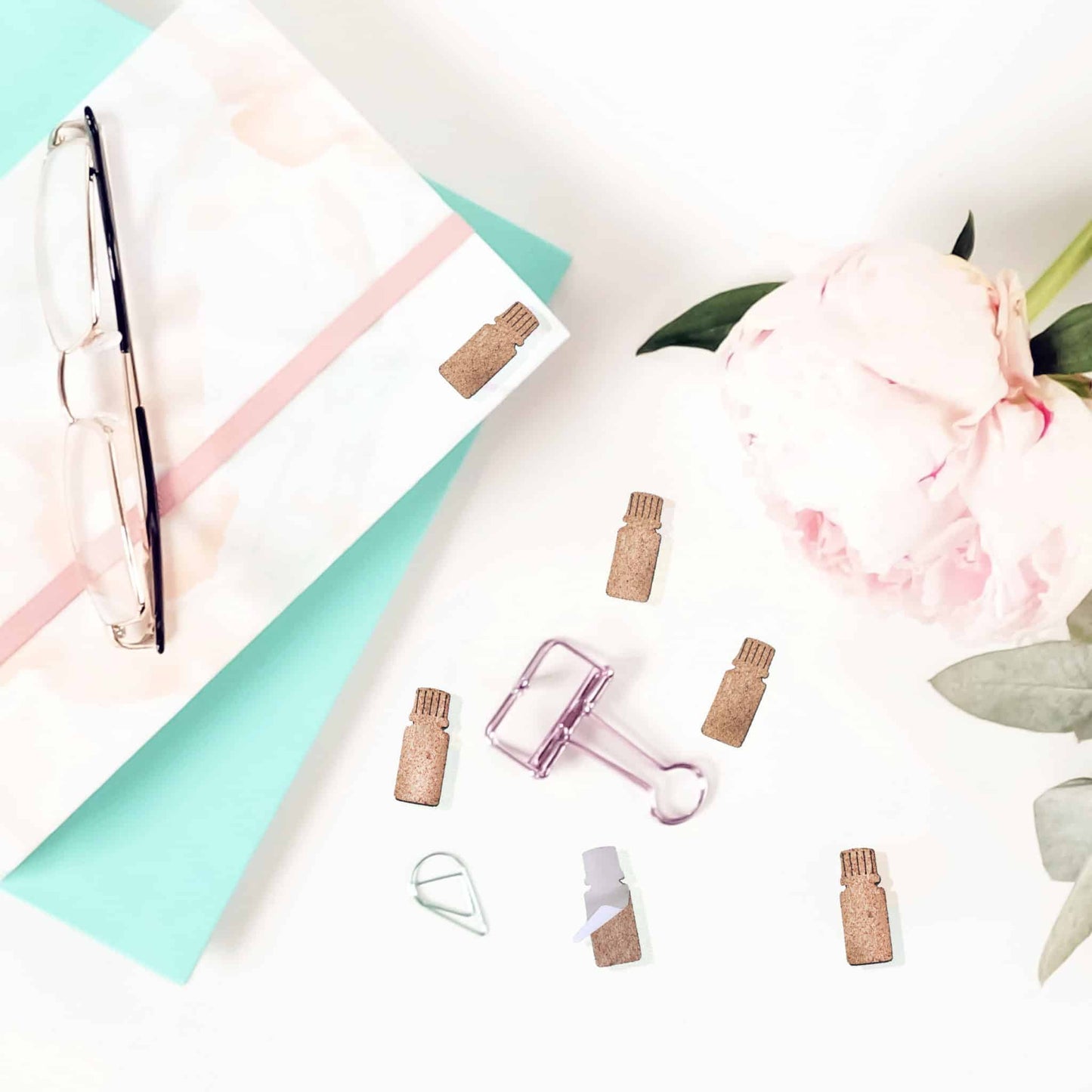 Cork Diffuser Stickers | Bottle - 5 pack