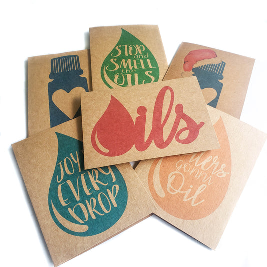 Essential Oil Greeting Cards | 5 pack