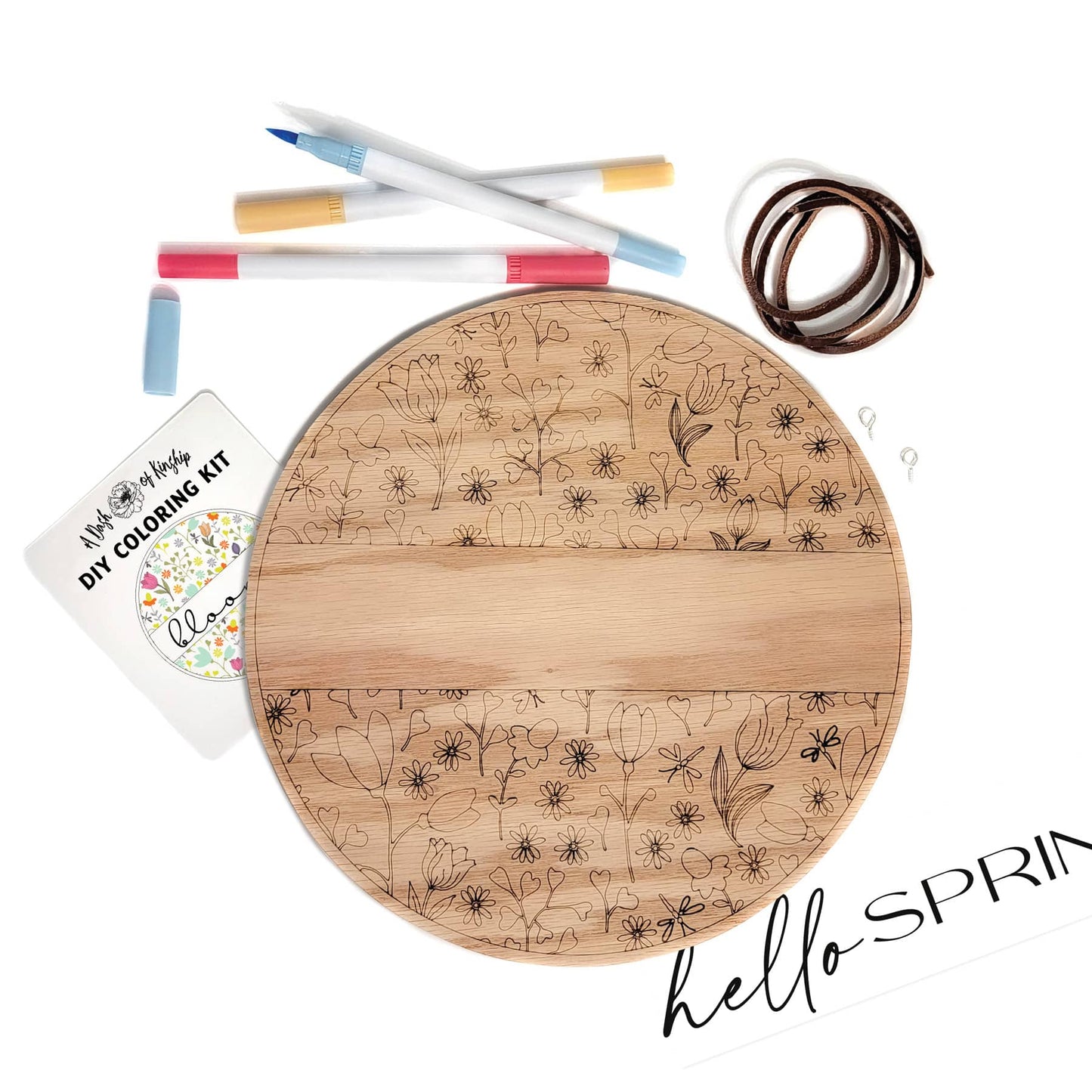 DIY Coloring Kit - Spring
