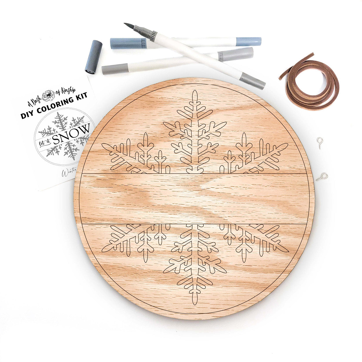DIY Coloring Kit - Winter