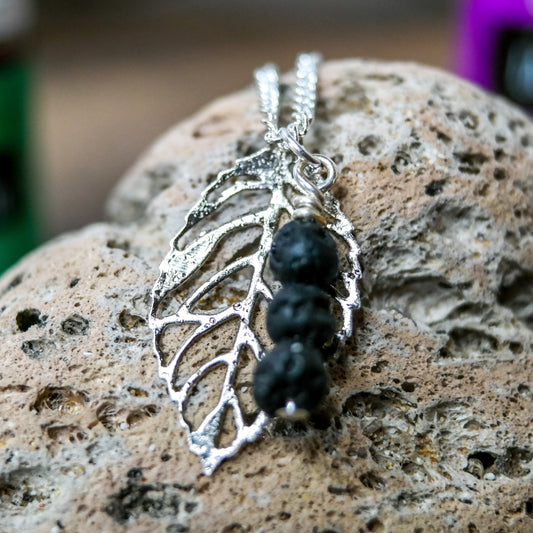 Leaf Diffuser Necklace