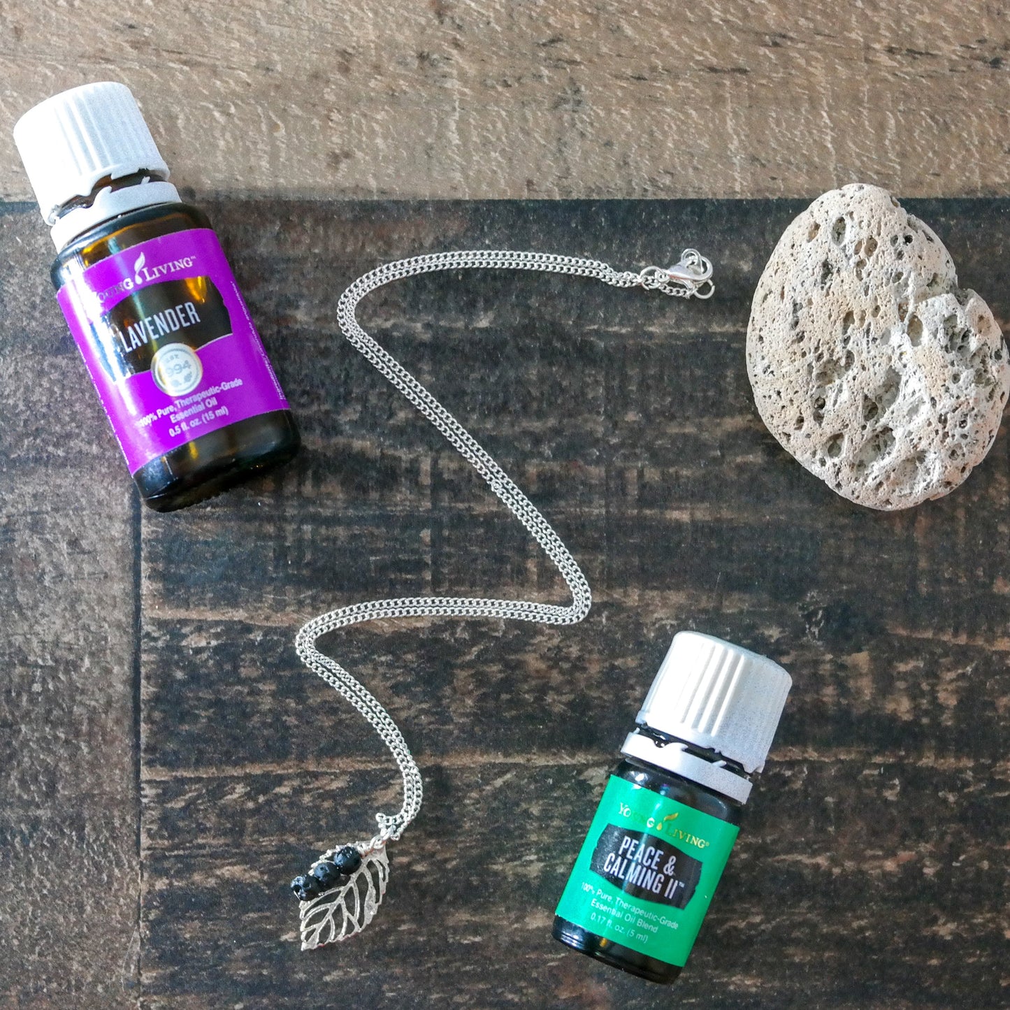 Leaf Diffuser Necklace