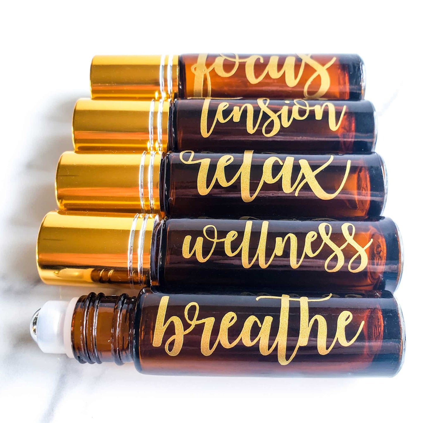 Starter Kit Essential Oil Roller Bottle Labels