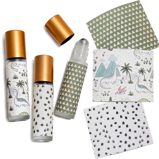 Dinosaur Roller Label Collection