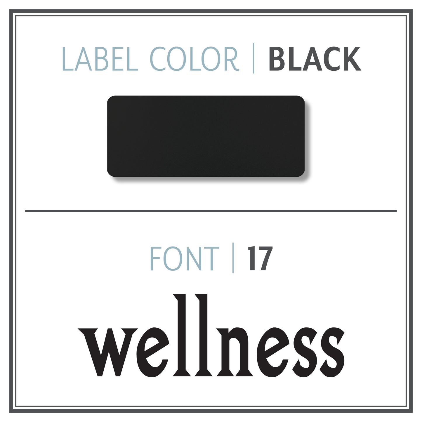 Custom Roller Bottle Label | Black OR White
