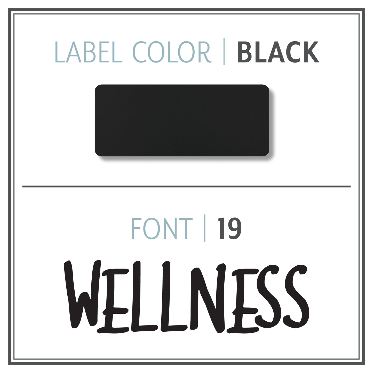Custom Roller Bottle Label | Black OR White