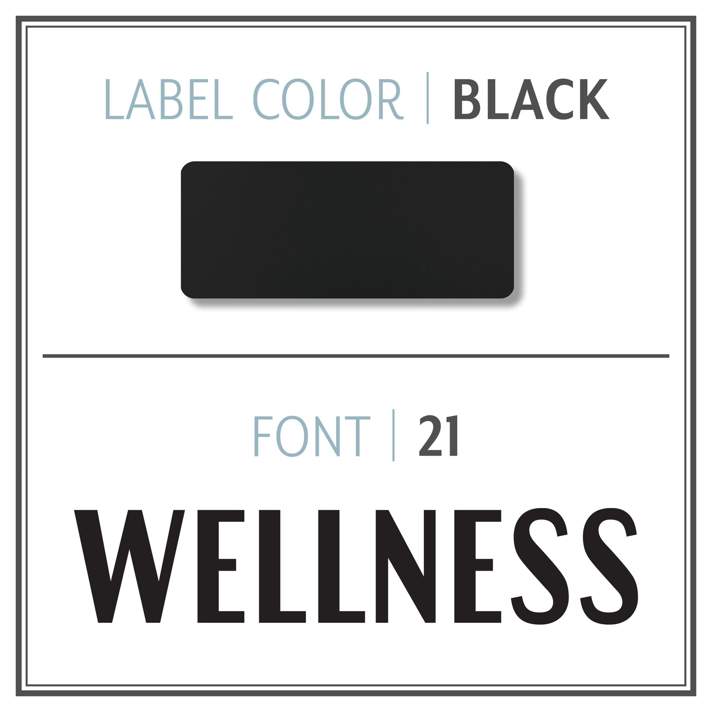 Custom Roller Bottle Label | Black OR White
