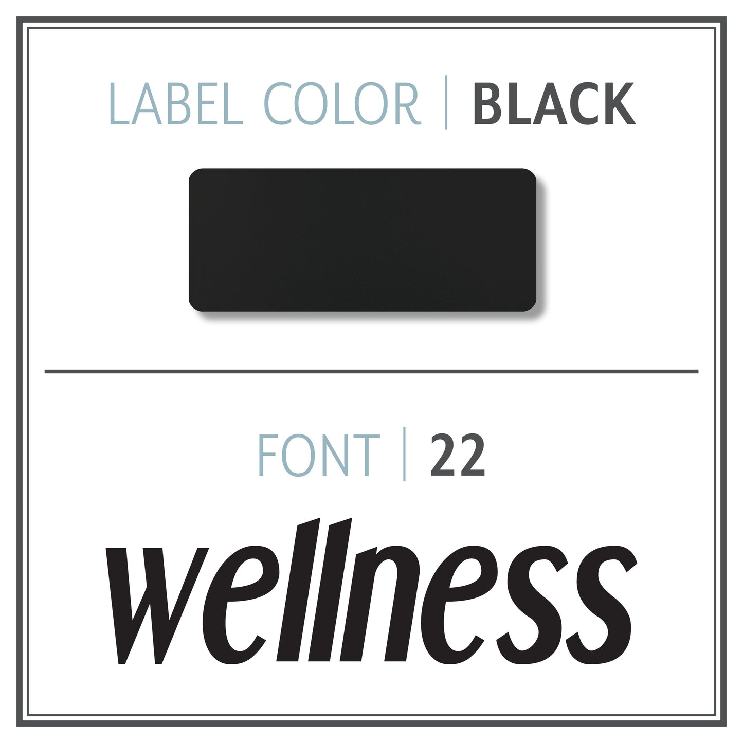 Custom Roller Bottle Label | Black OR White