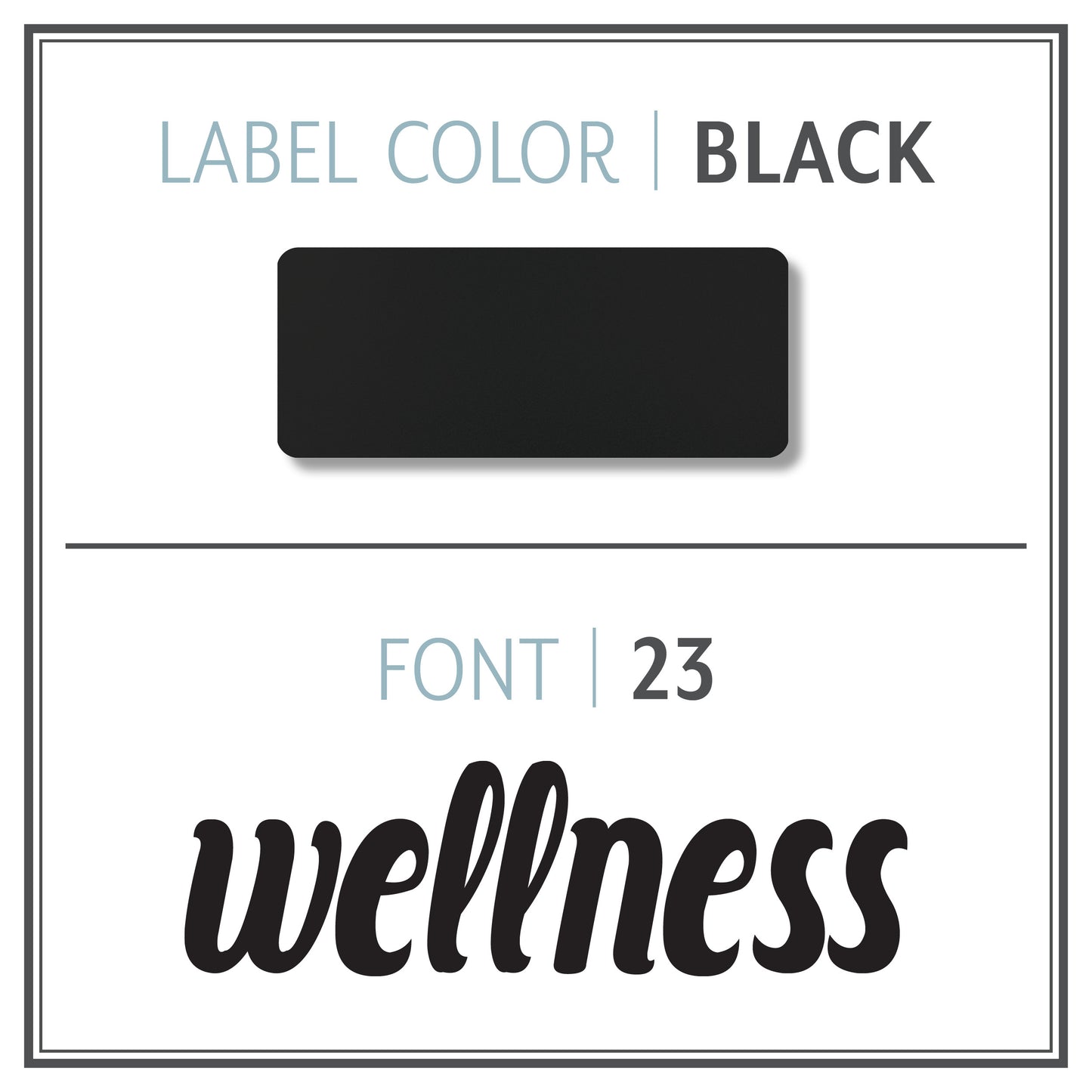 Custom Roller Bottle Label | Black OR White