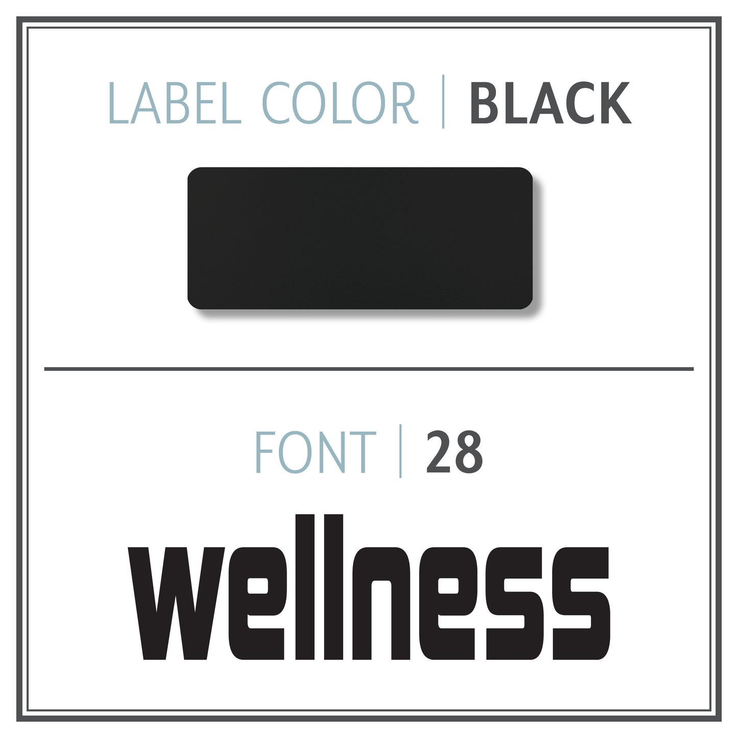 Custom Roller Bottle Label | Black OR White