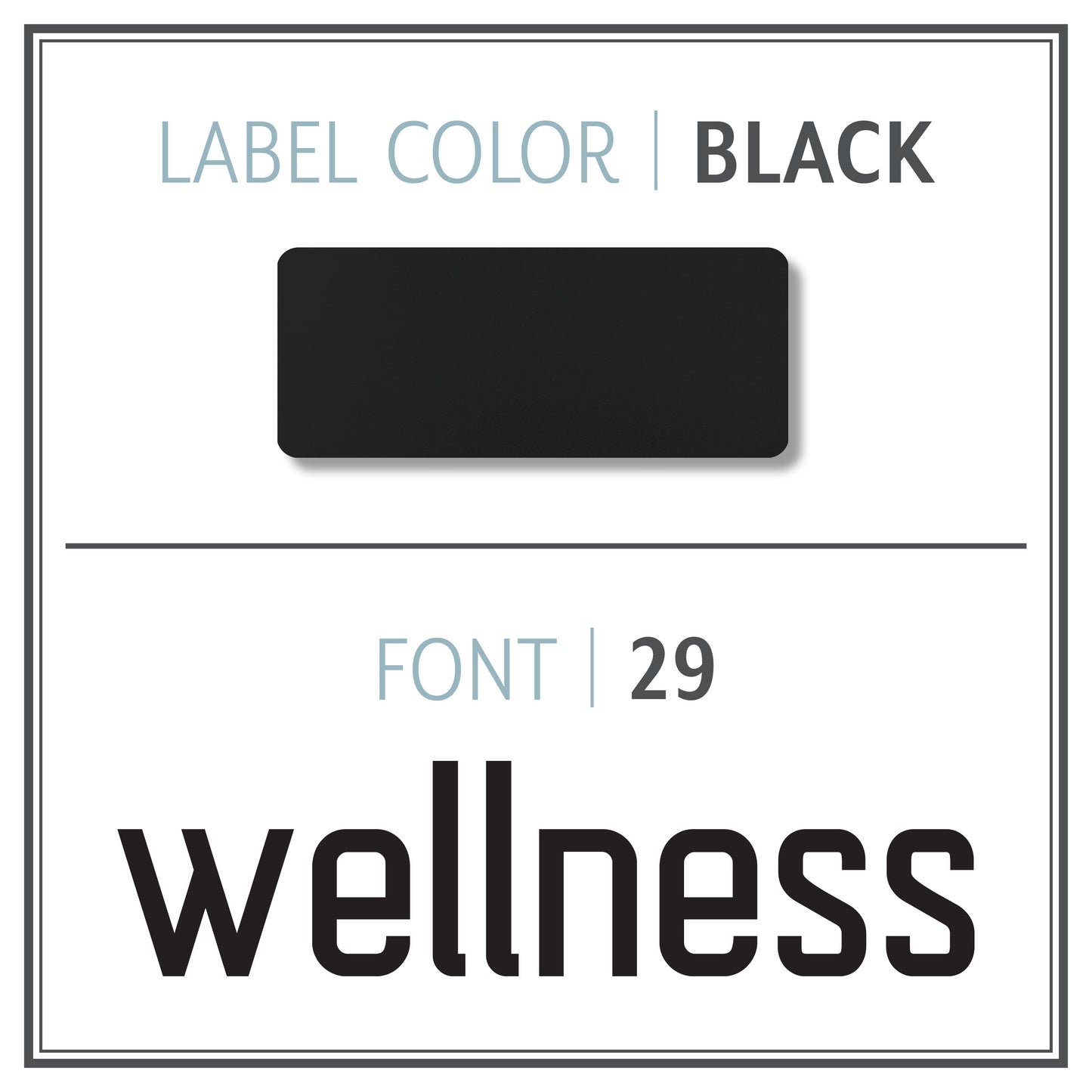 Custom Roller Bottle Label | Black OR White