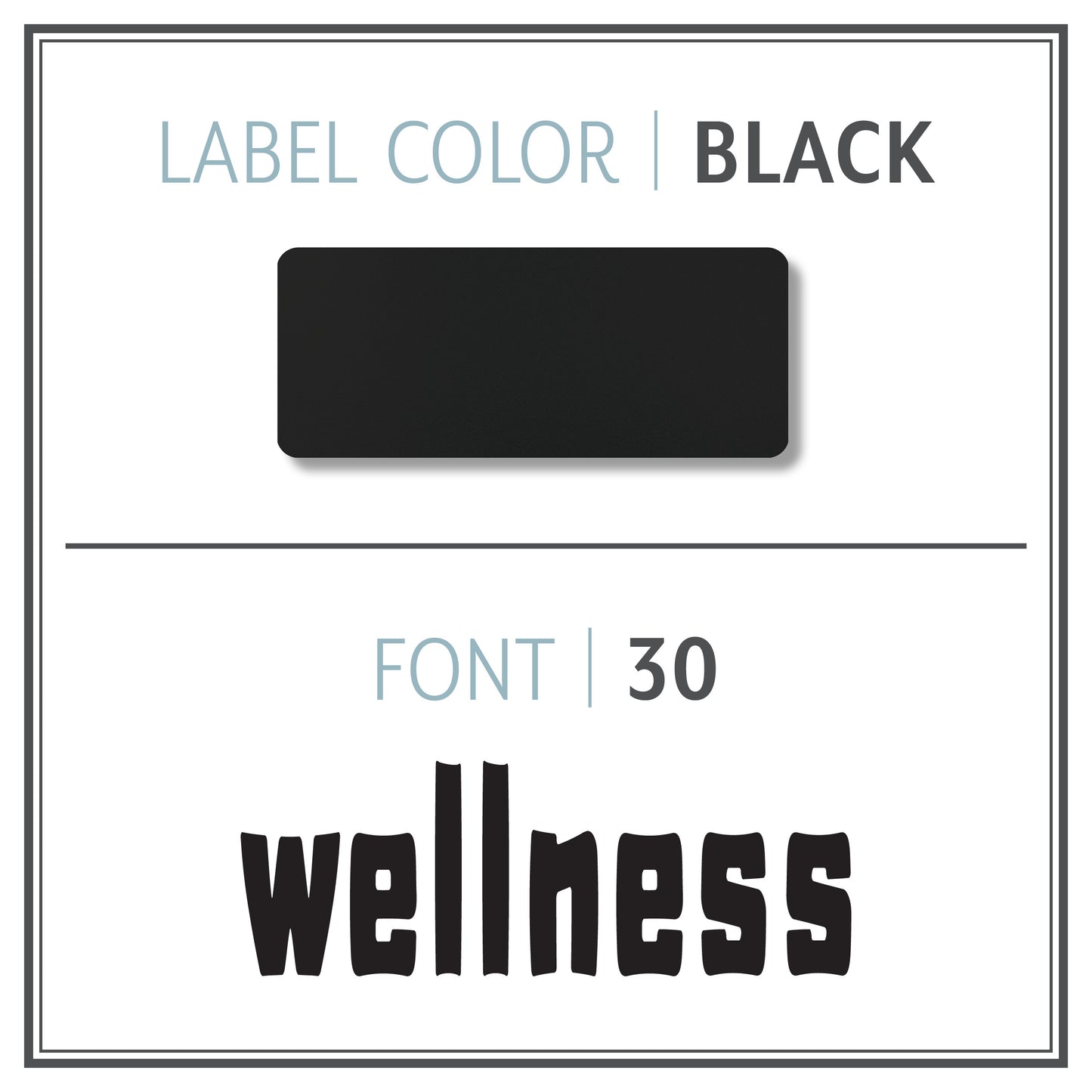 Custom Roller Bottle Label | Black OR White