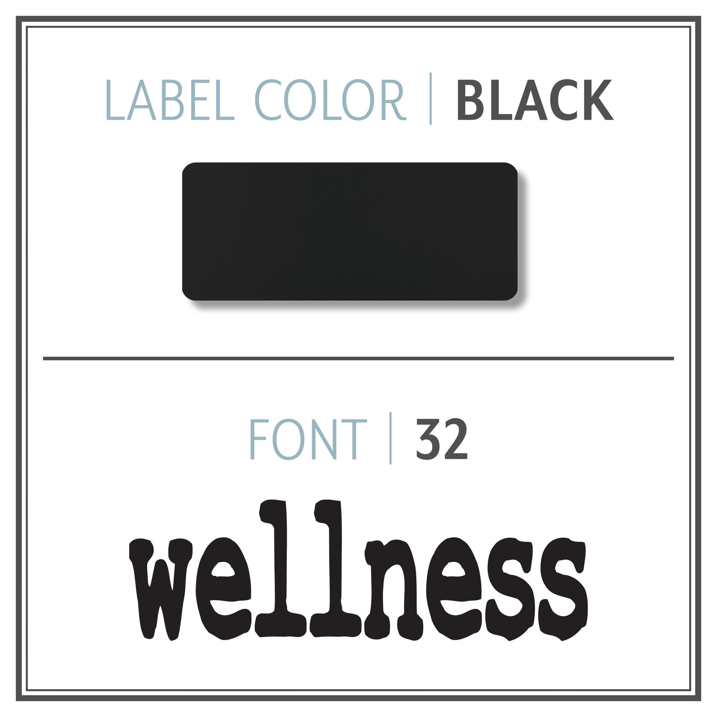 Custom Roller Bottle Label | Black OR White