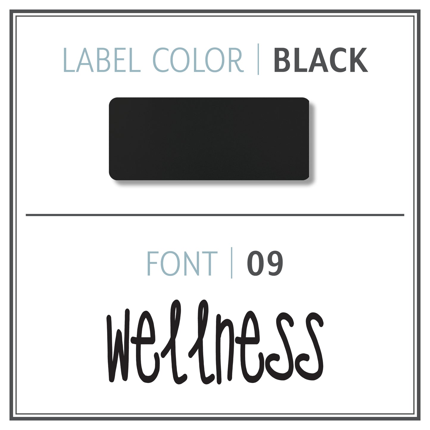 Custom Roller Bottle Label | Black OR White