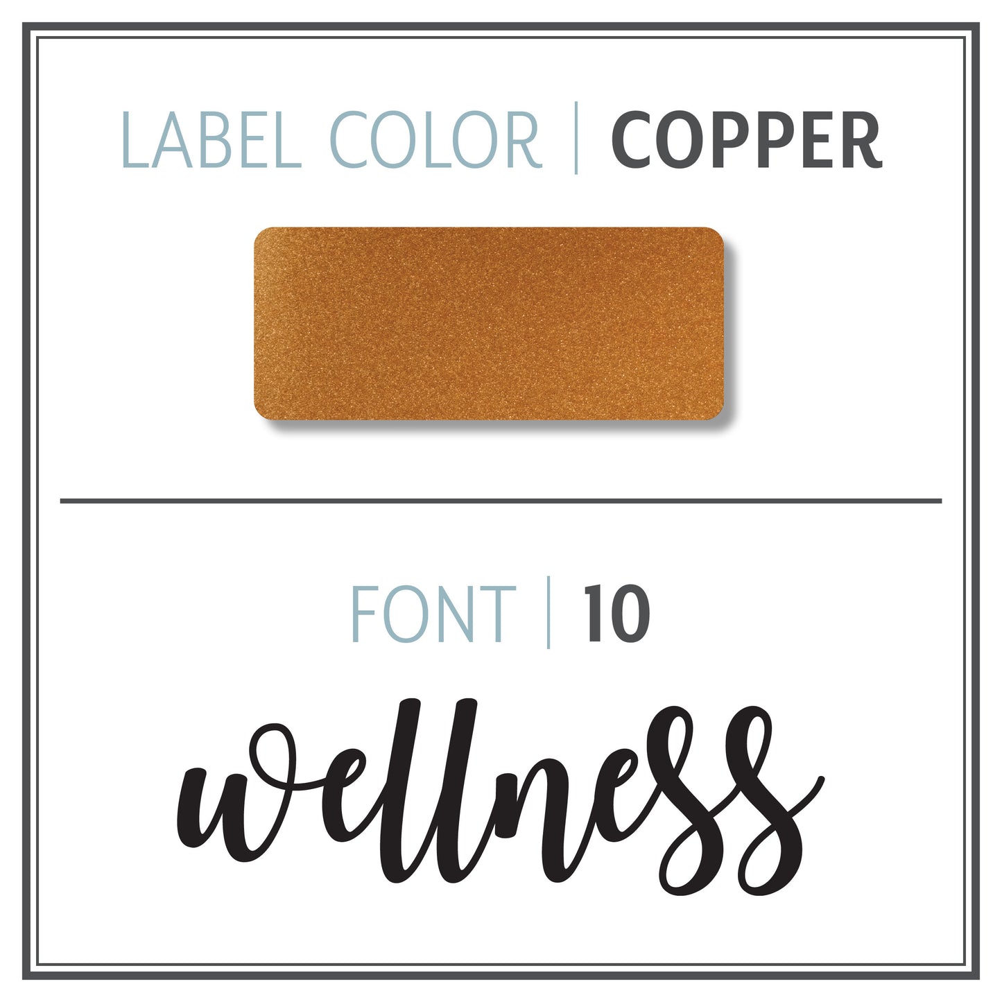 Custom Roller Bottle Label | Metallic