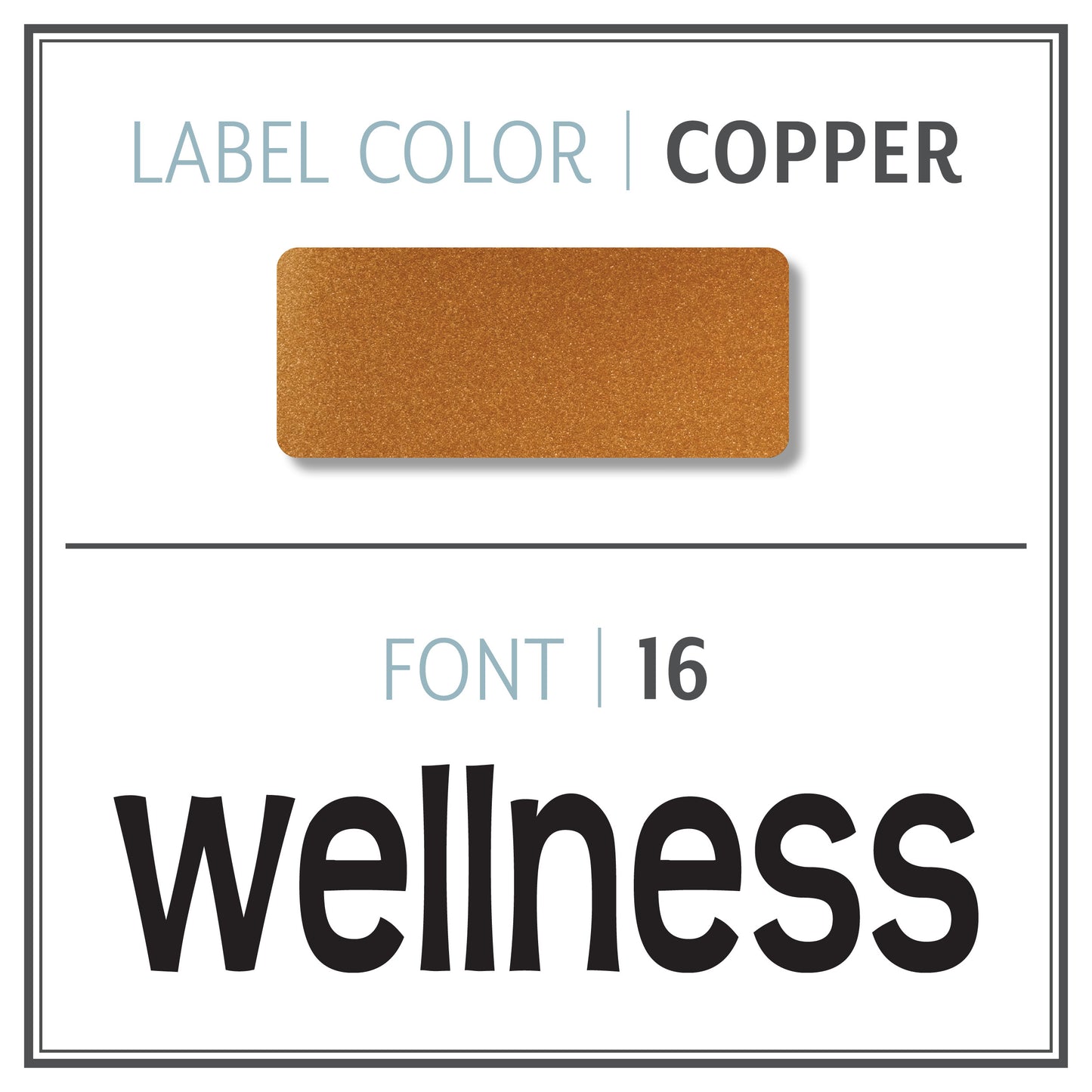 Custom Roller Bottle Label | Metallic