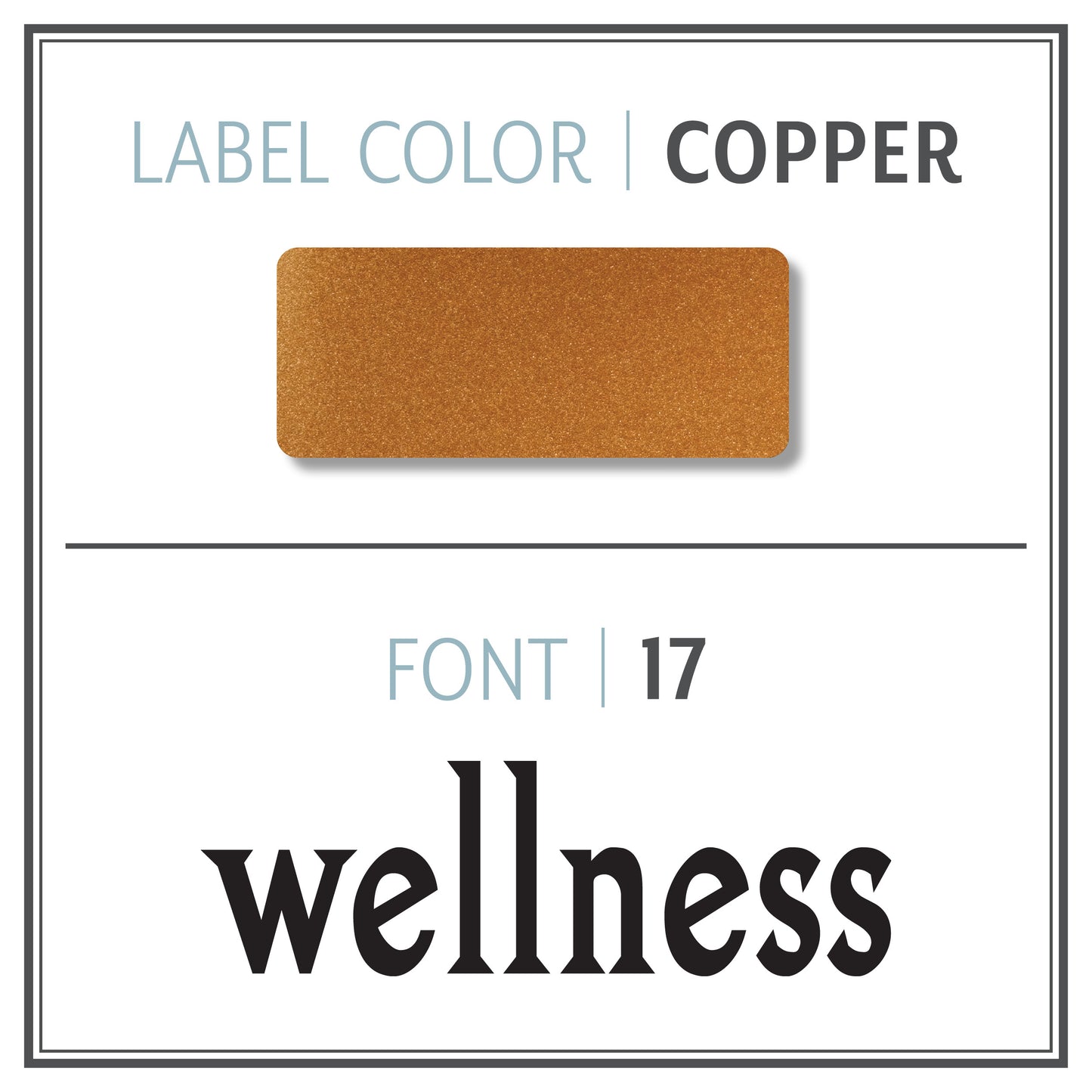 Custom Roller Bottle Label | Metallic