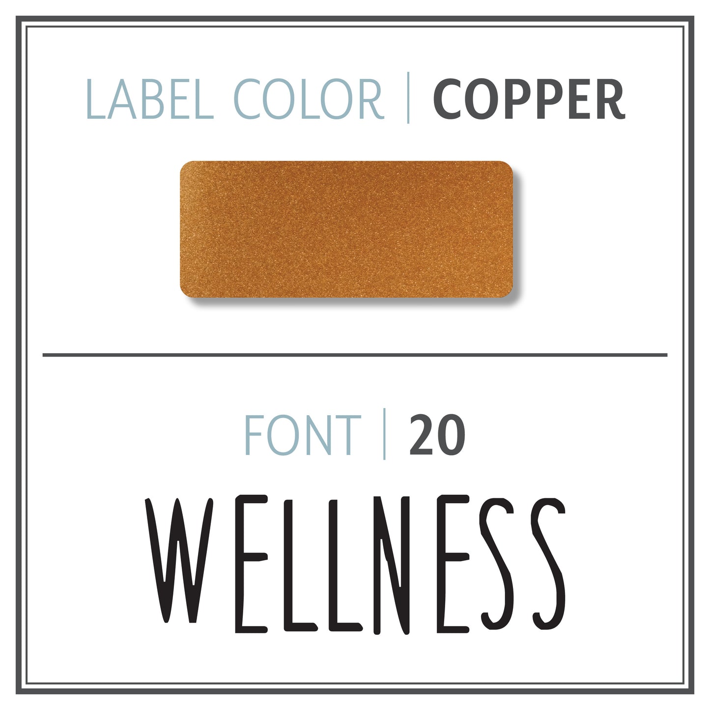 Custom Roller Bottle Label | Metallic