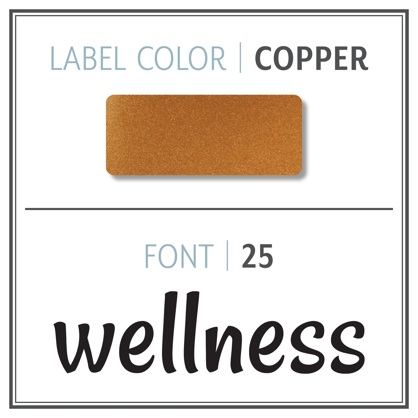 Custom Roller Bottle Label | Metallic