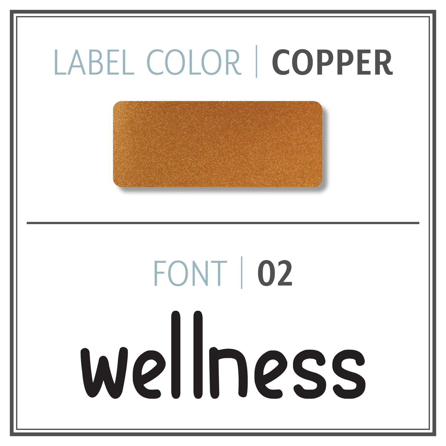 Custom Roller Bottle Label | Metallic