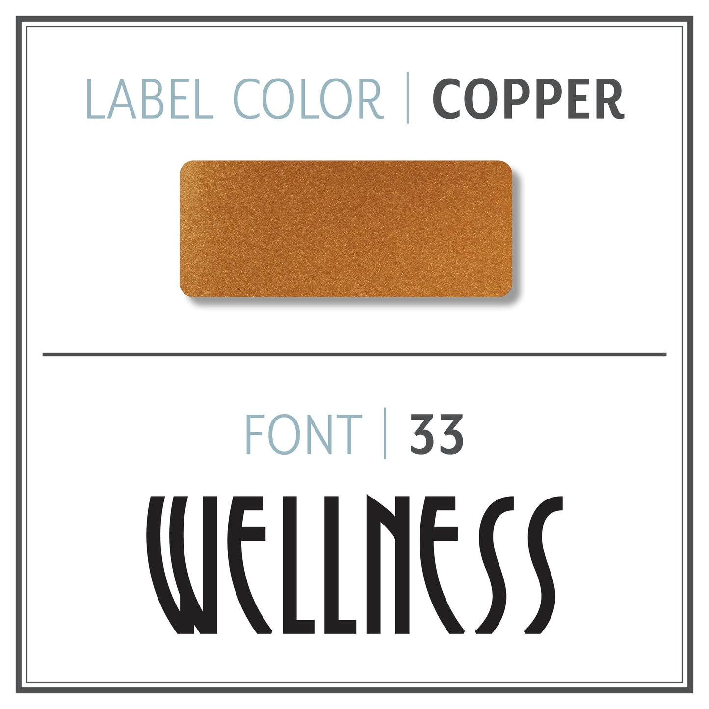 Custom Roller Bottle Label | Metallic