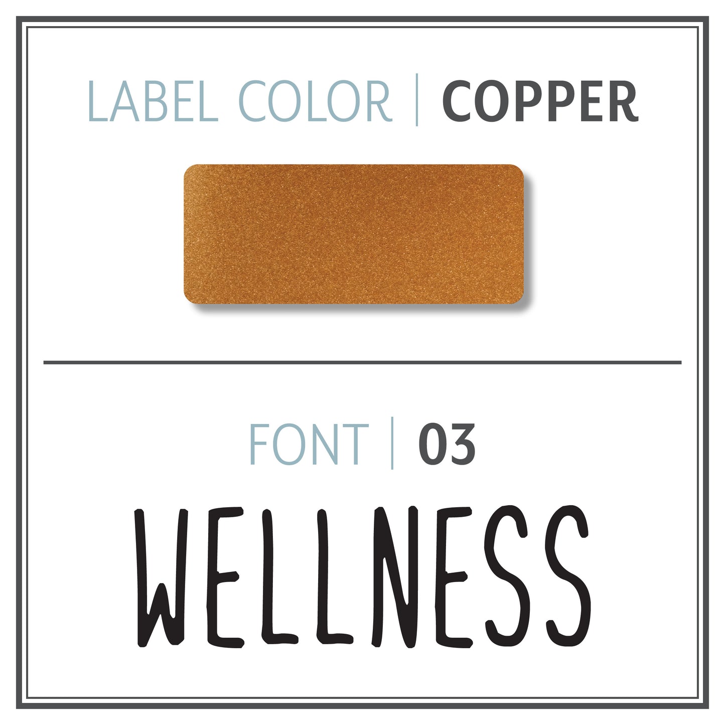 Custom Roller Bottle Label | Metallic