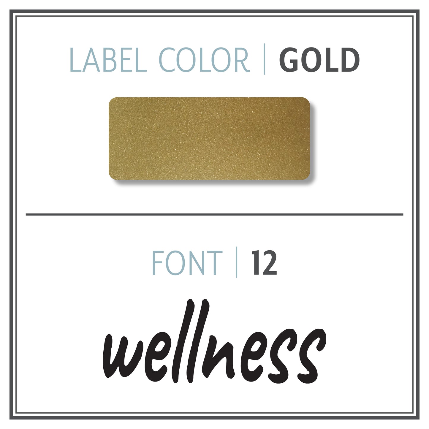 Custom Roller Bottle Label | Metallic