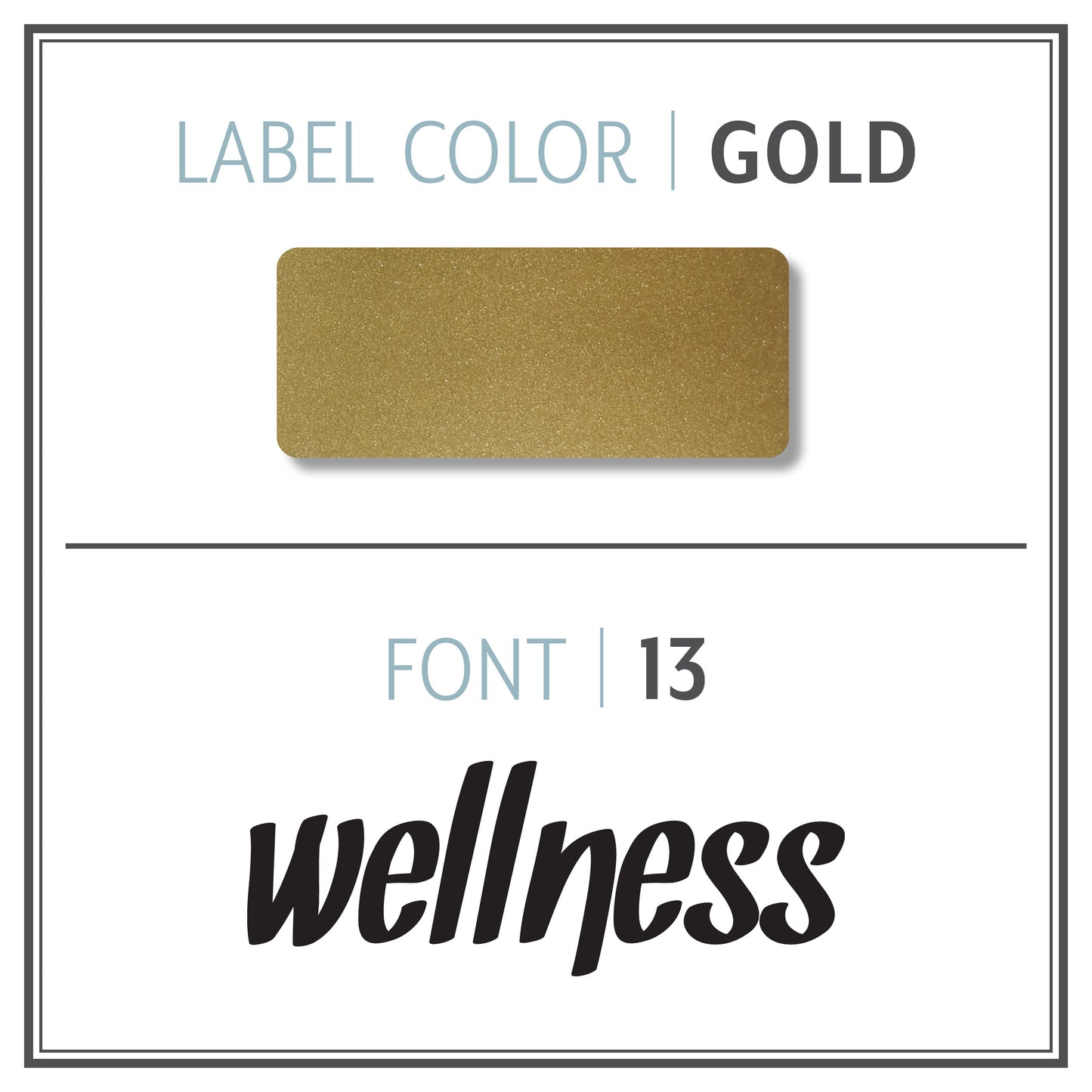 Custom Roller Bottle Label | Metallic