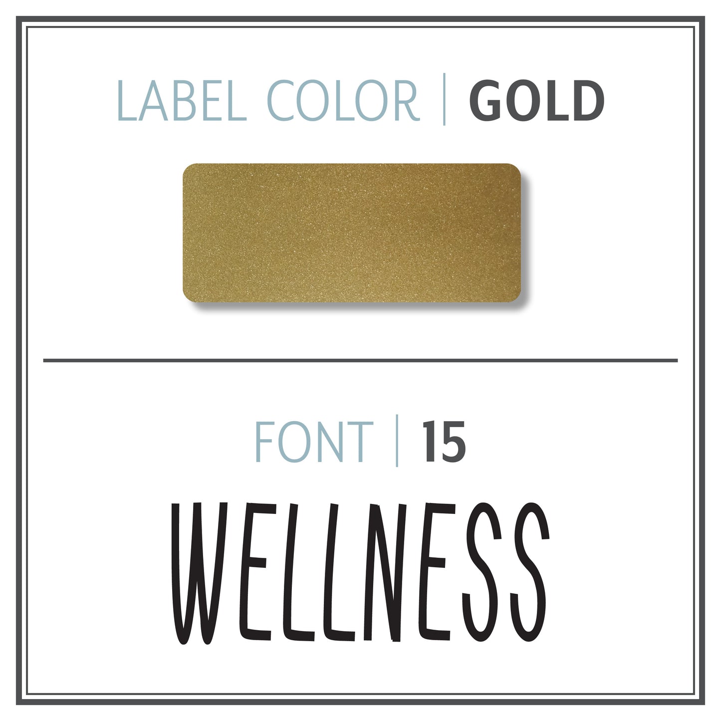 Custom Roller Bottle Label | Metallic