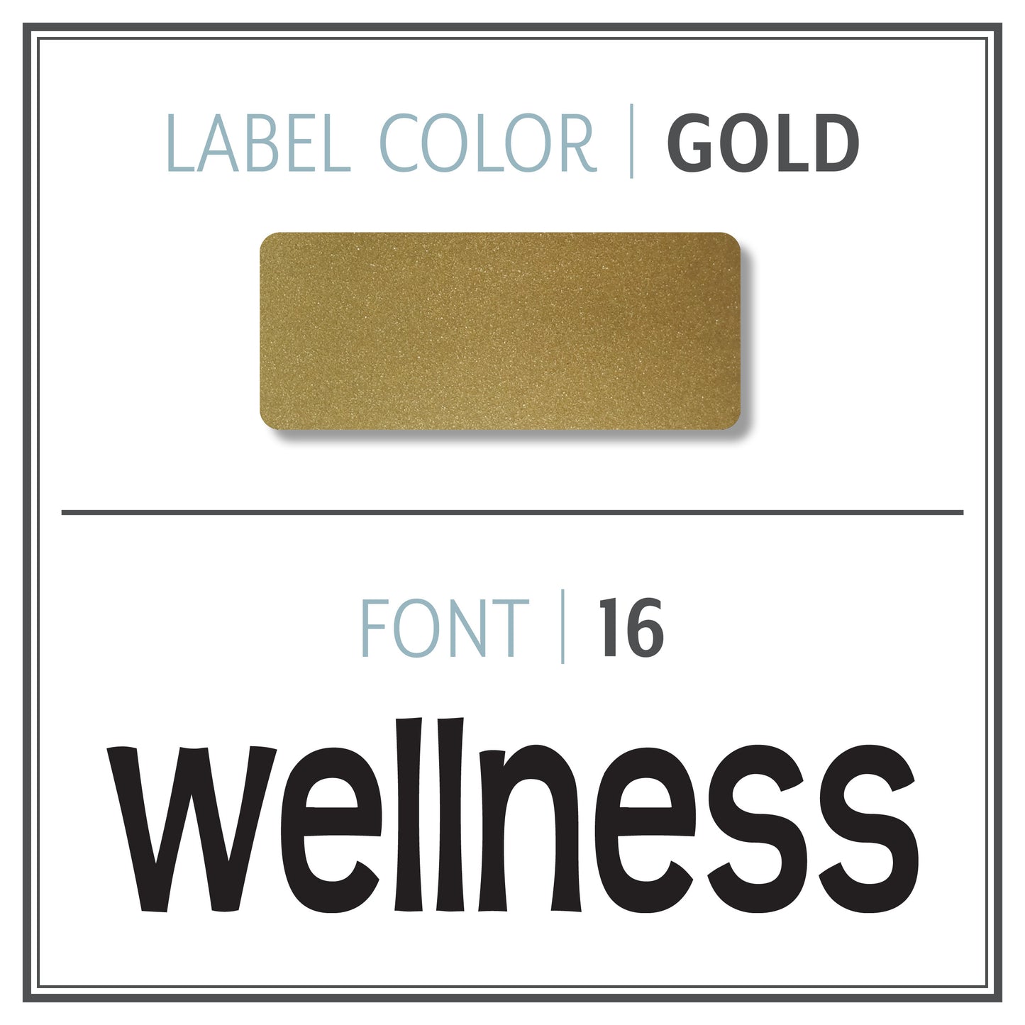 Custom Roller Bottle Label | Metallic