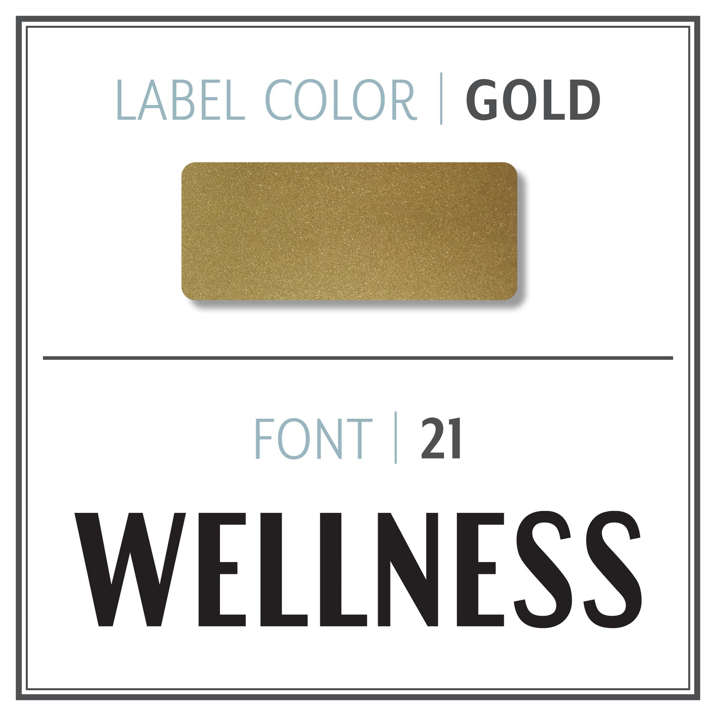 Custom Roller Bottle Label | Metallic