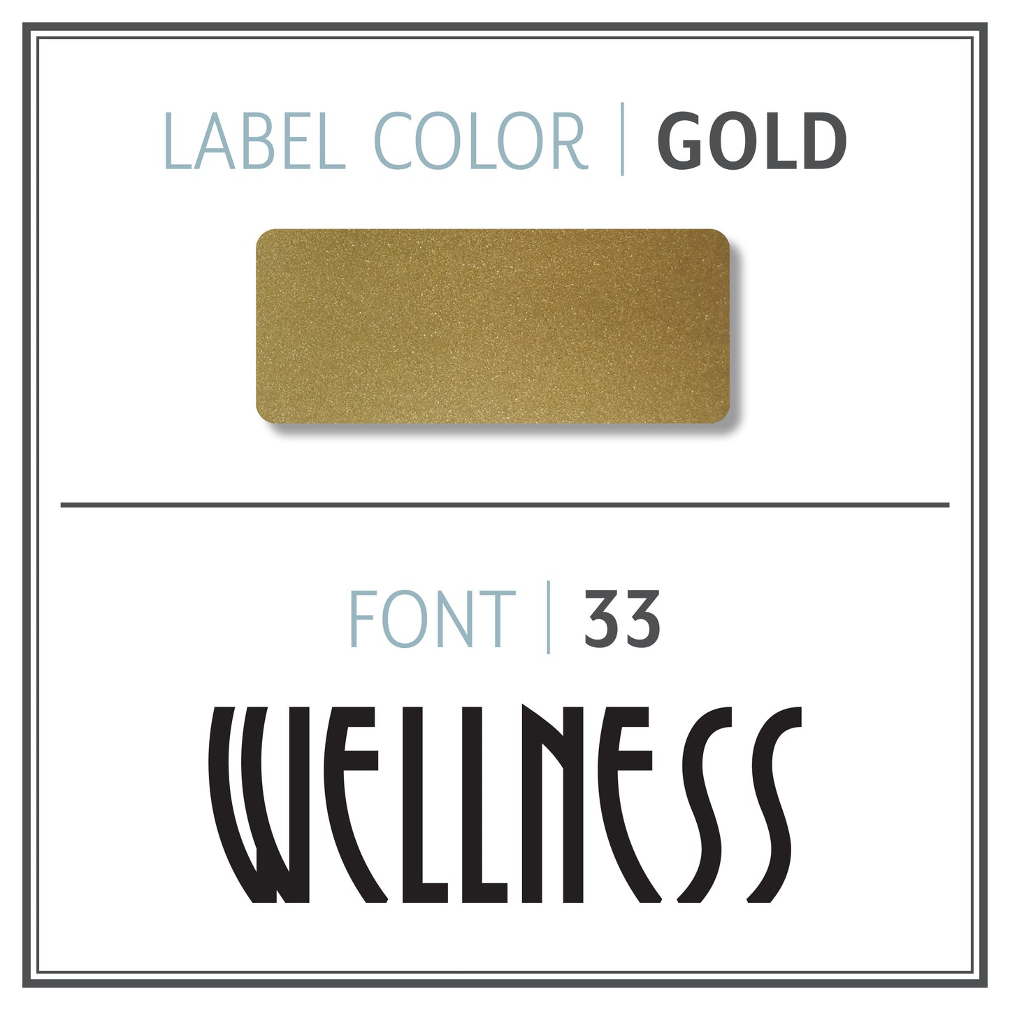 Custom Roller Bottle Label | Metallic