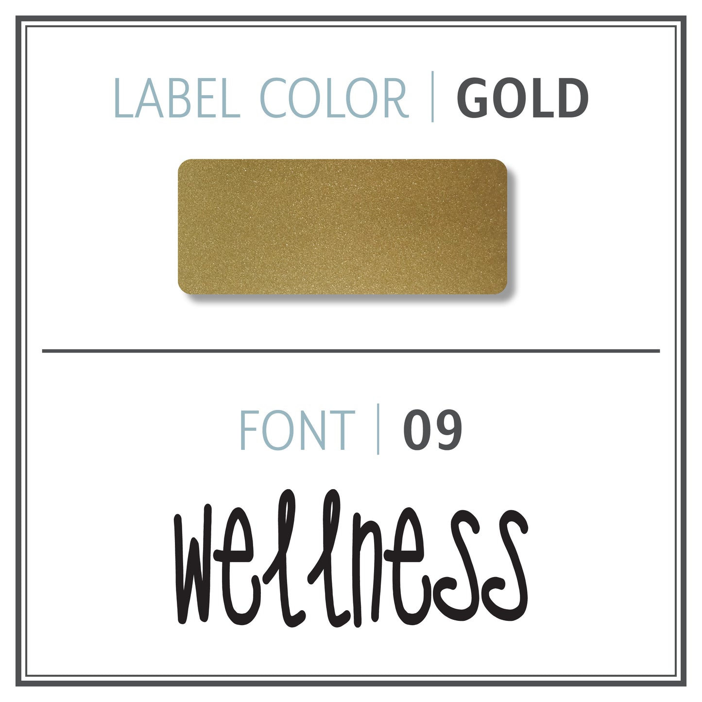 Custom Roller Bottle Label | Metallic