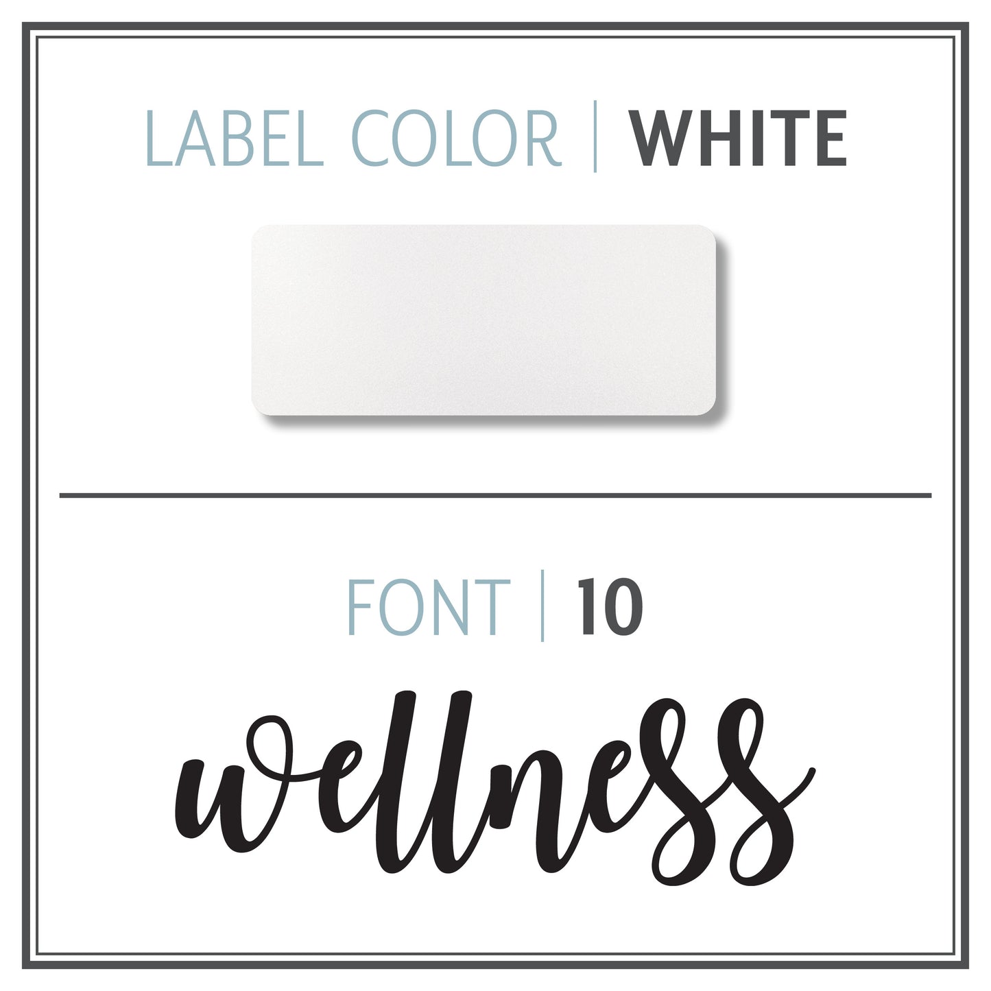 Custom Roller Bottle Label | Black OR White