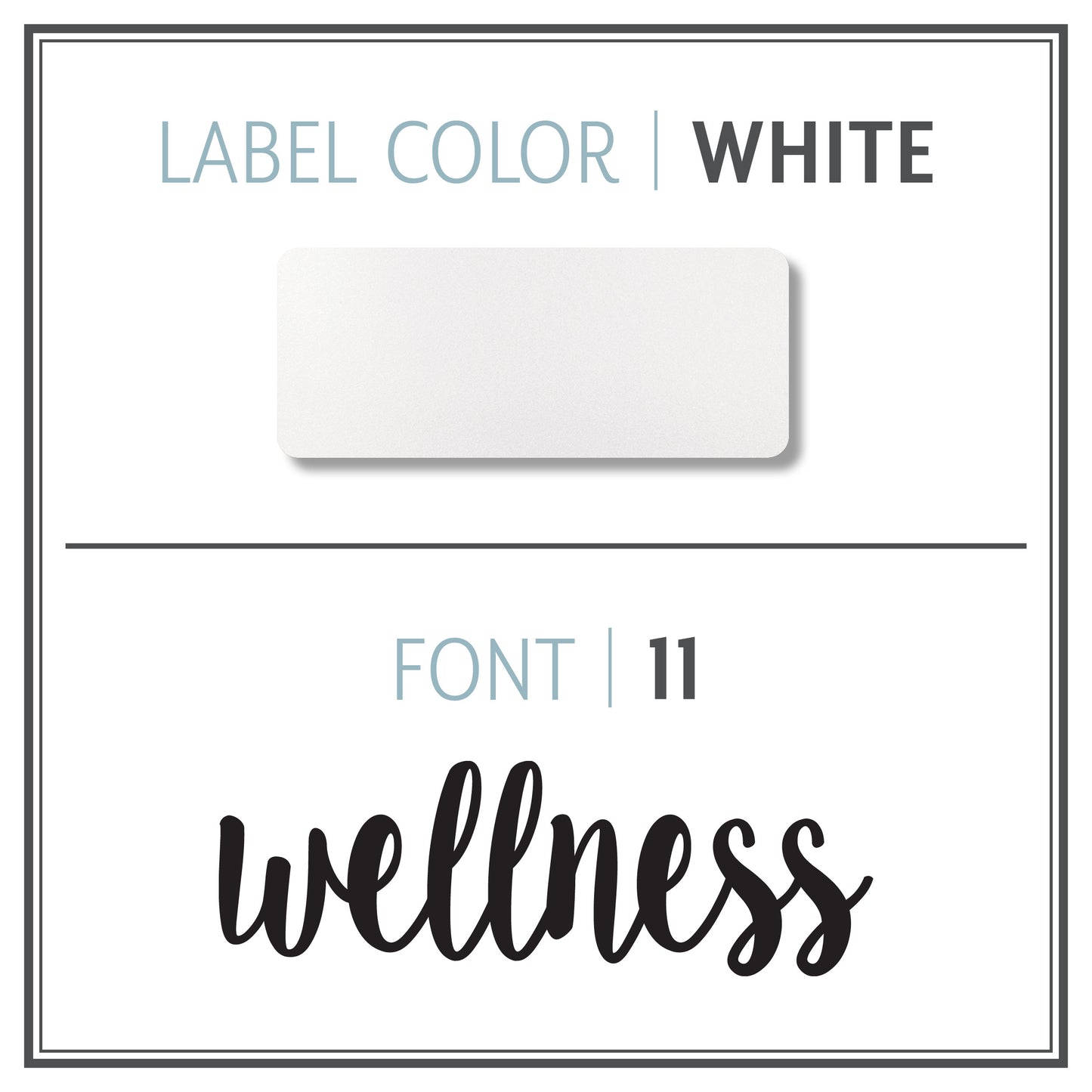 Custom Roller Bottle Label | Black OR White