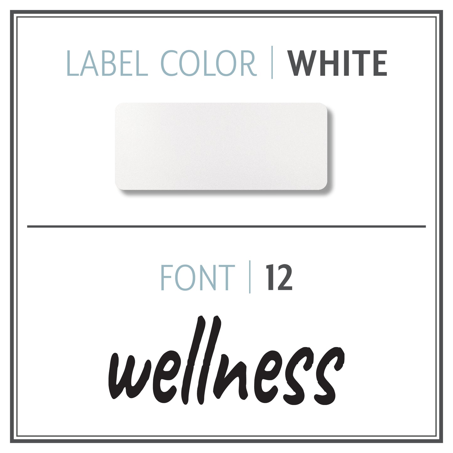 Custom Roller Bottle Label | Black OR White