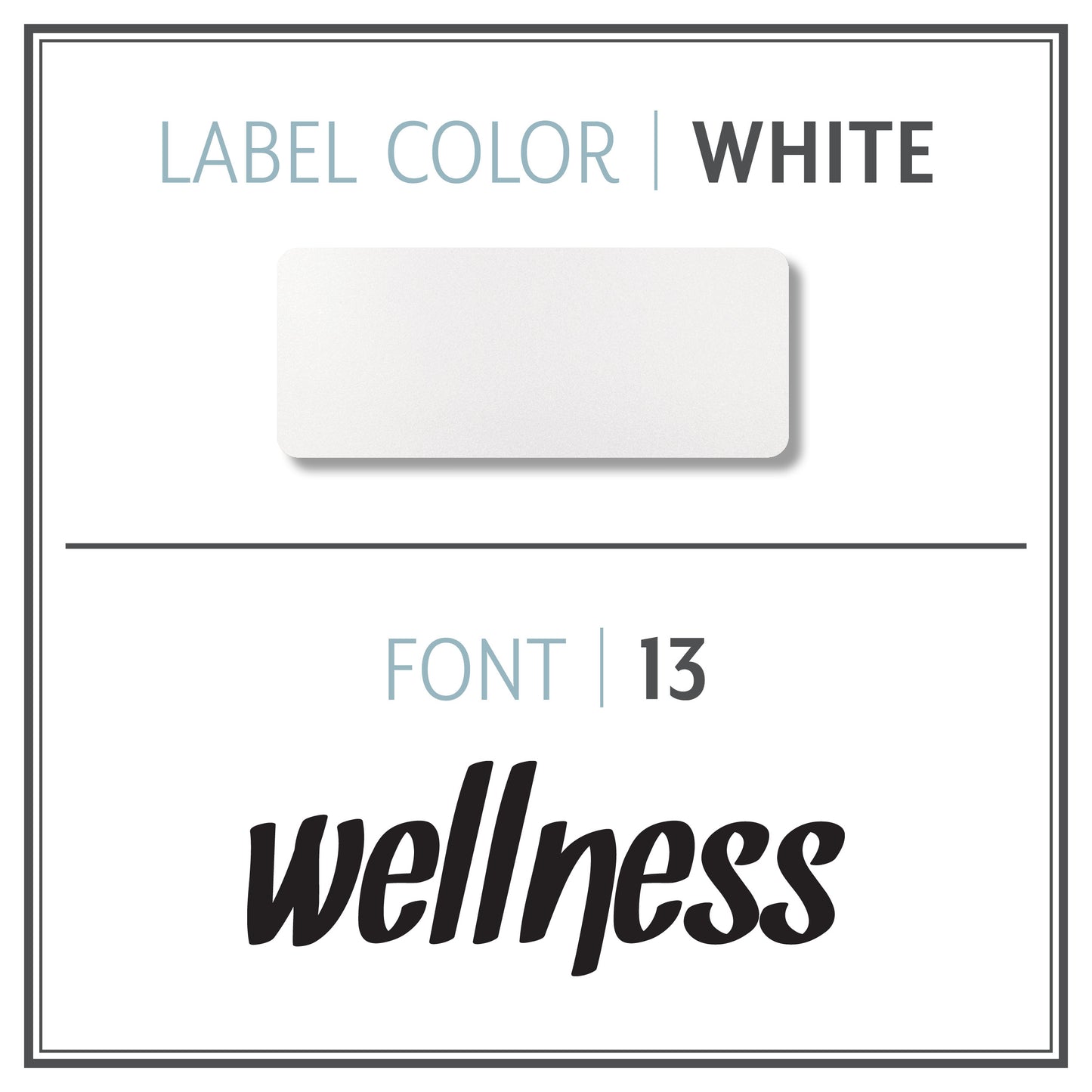 Custom Roller Bottle Label | Black OR White