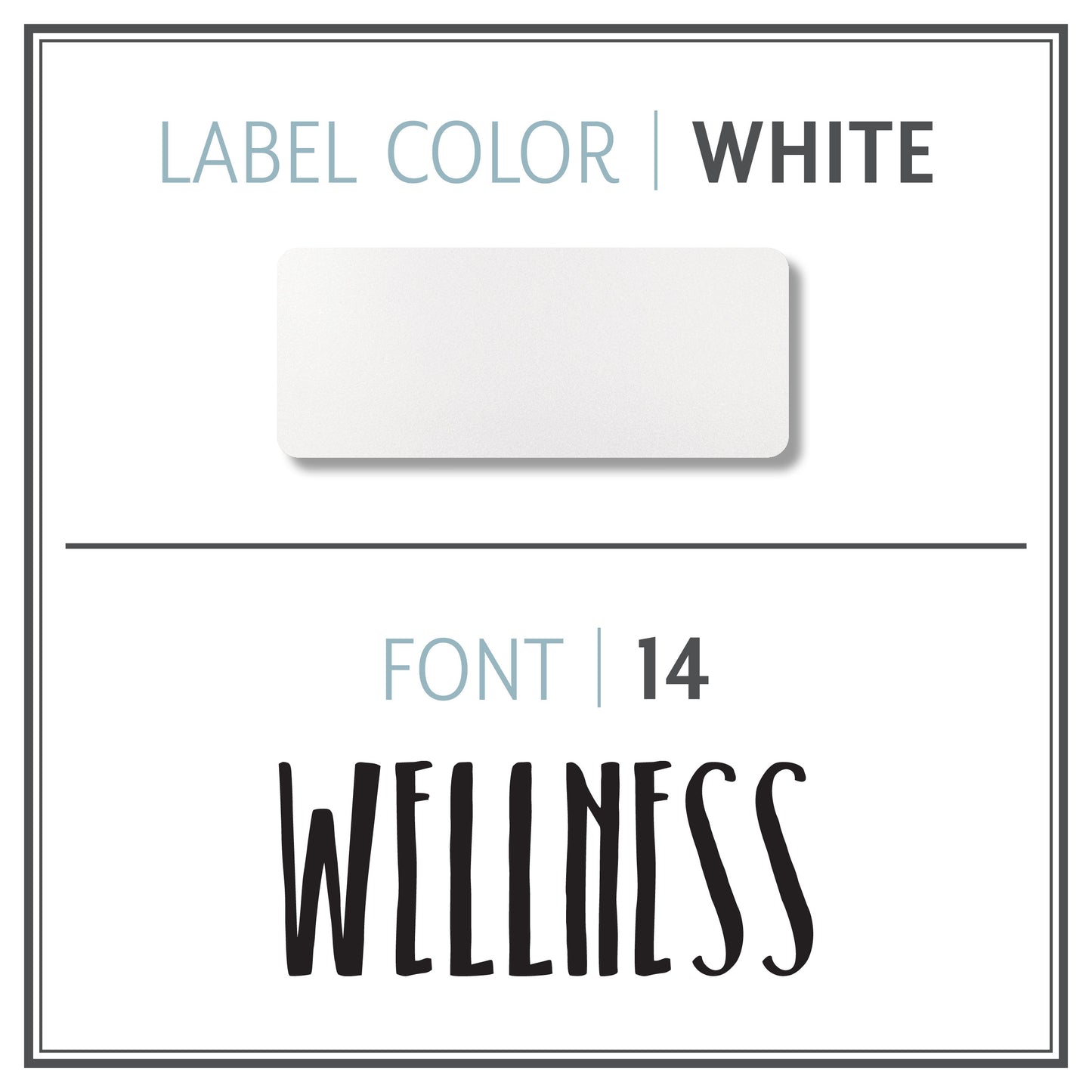 Custom Roller Bottle Label | Black OR White