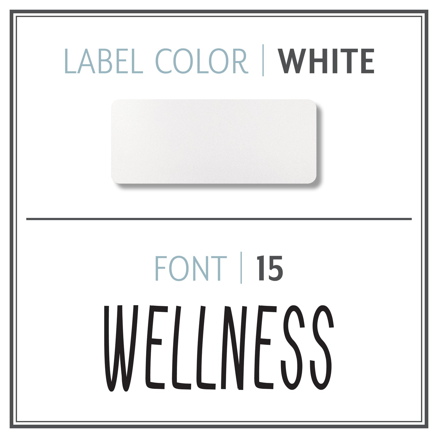 Custom Roller Bottle Label | Black OR White