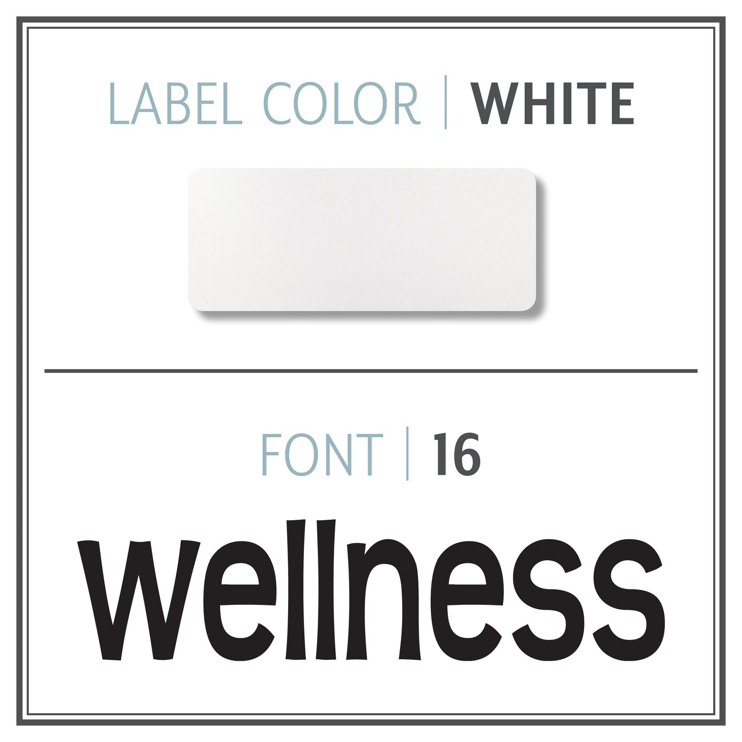 Custom Roller Bottle Label | Black OR White