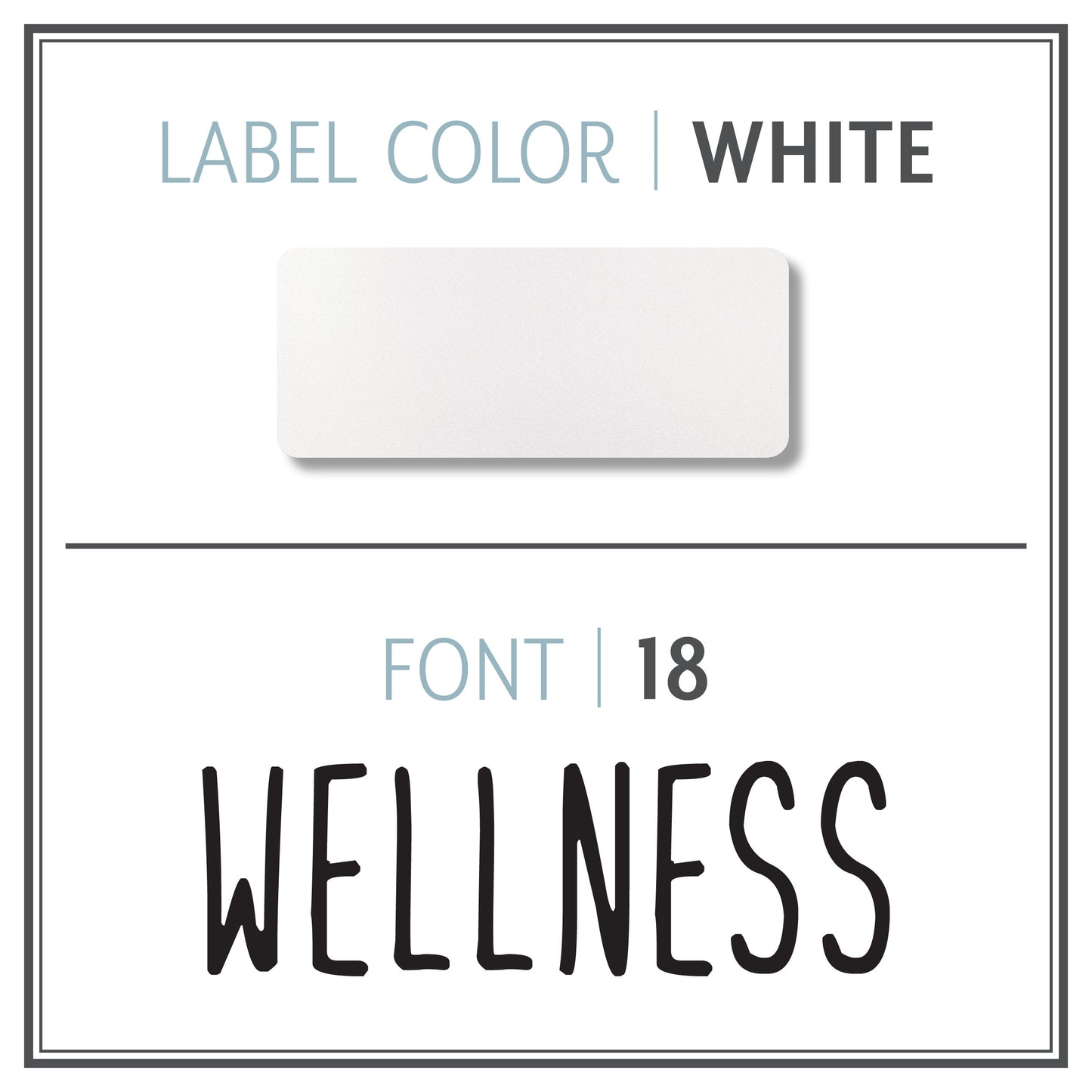 Custom Roller Bottle Label | Black OR White