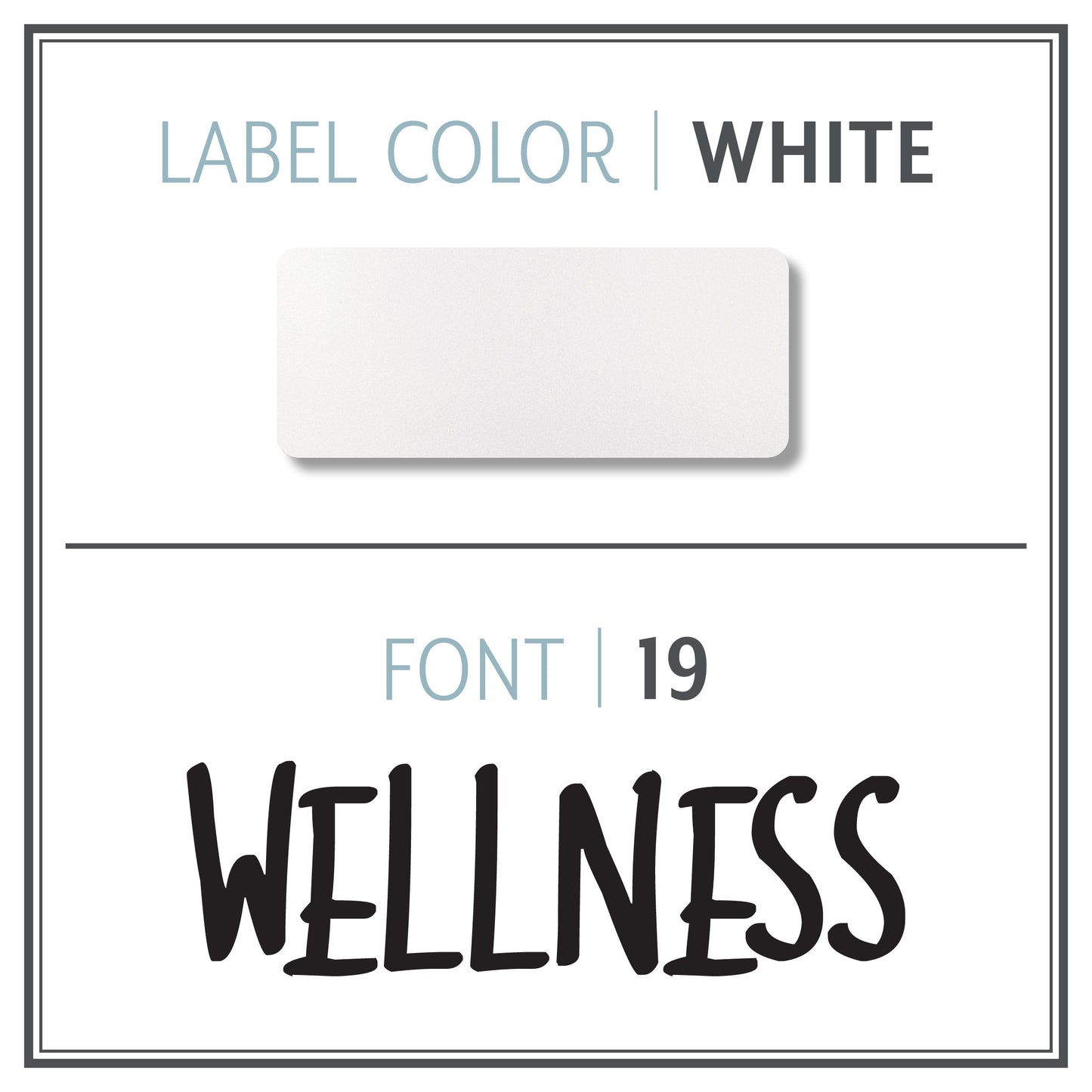Custom Roller Bottle Label | Black OR White