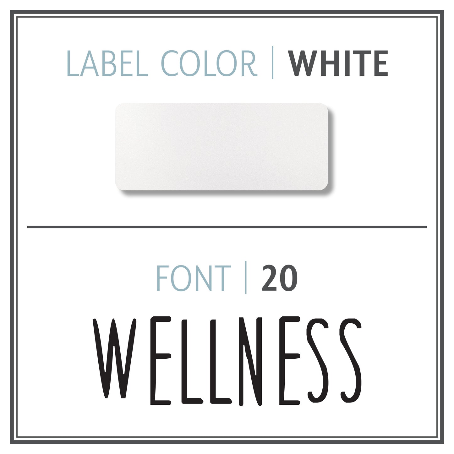 Custom Roller Bottle Label | Black OR White