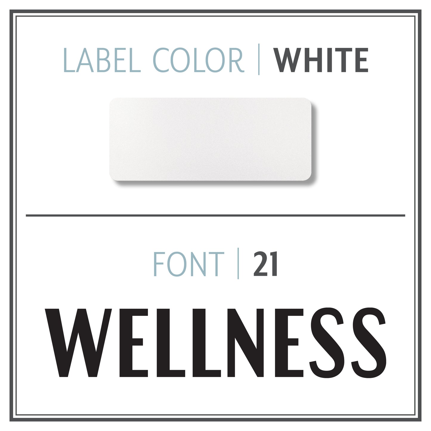 Custom Roller Bottle Label | Black OR White