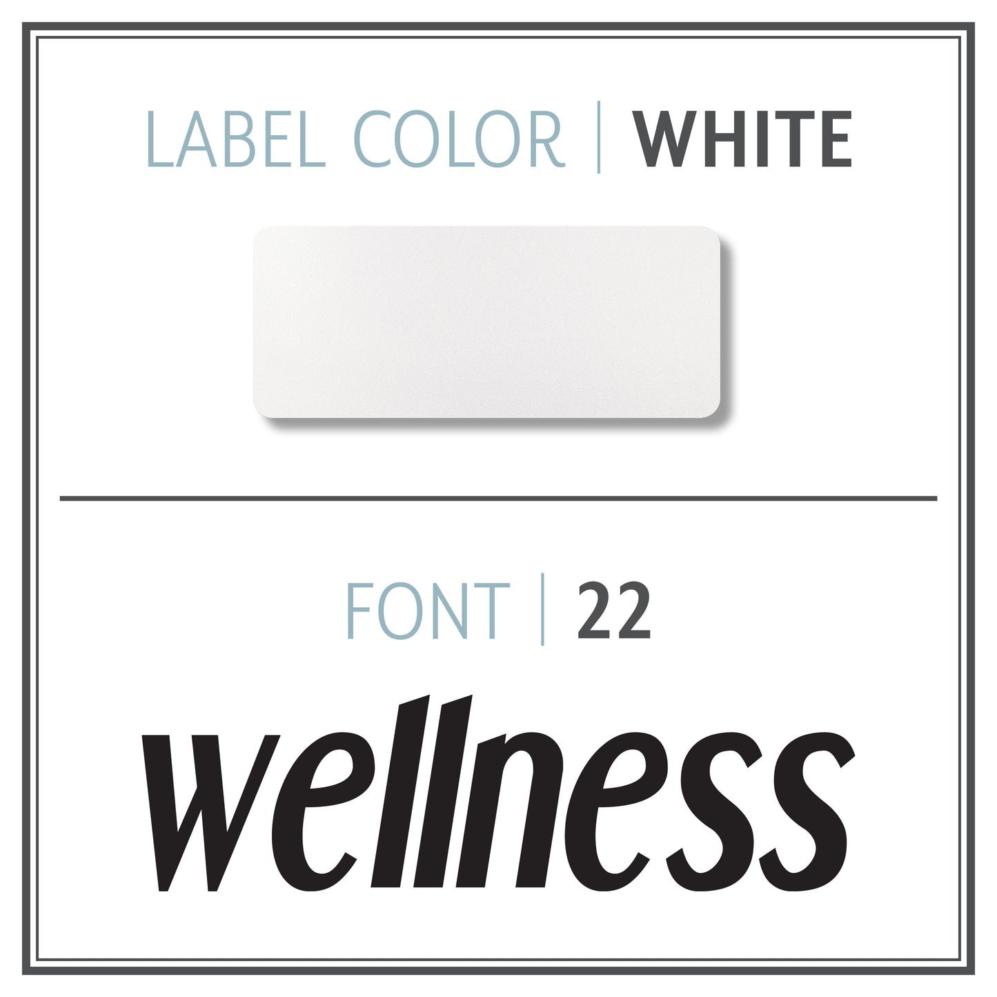 Custom Roller Bottle Label | Black OR White
