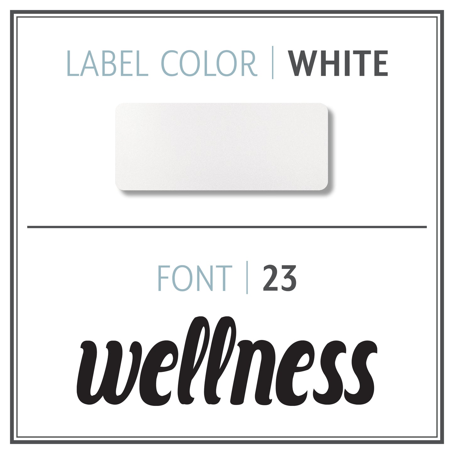 Custom Roller Bottle Label | Black OR White