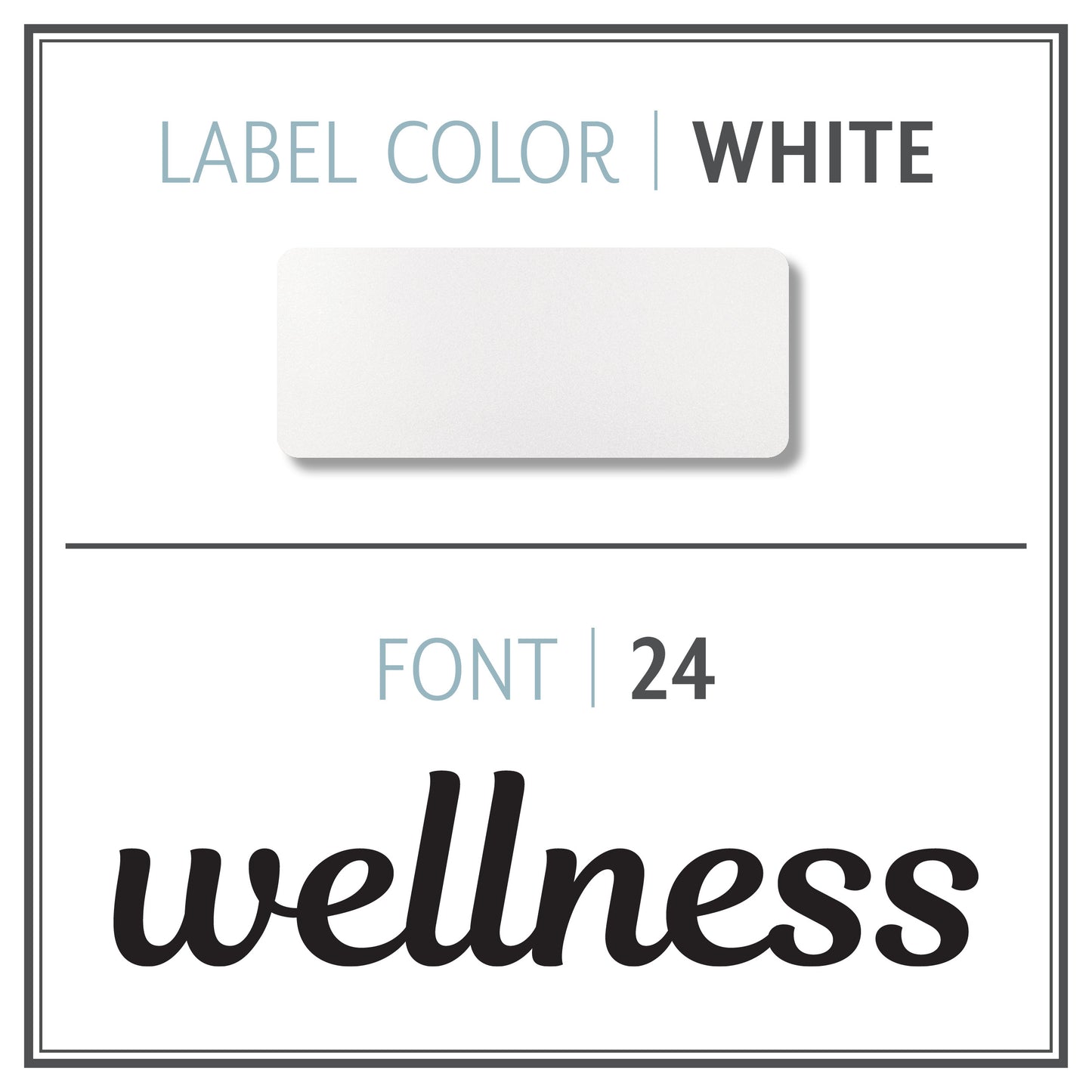 Custom Roller Bottle Label | Black OR White