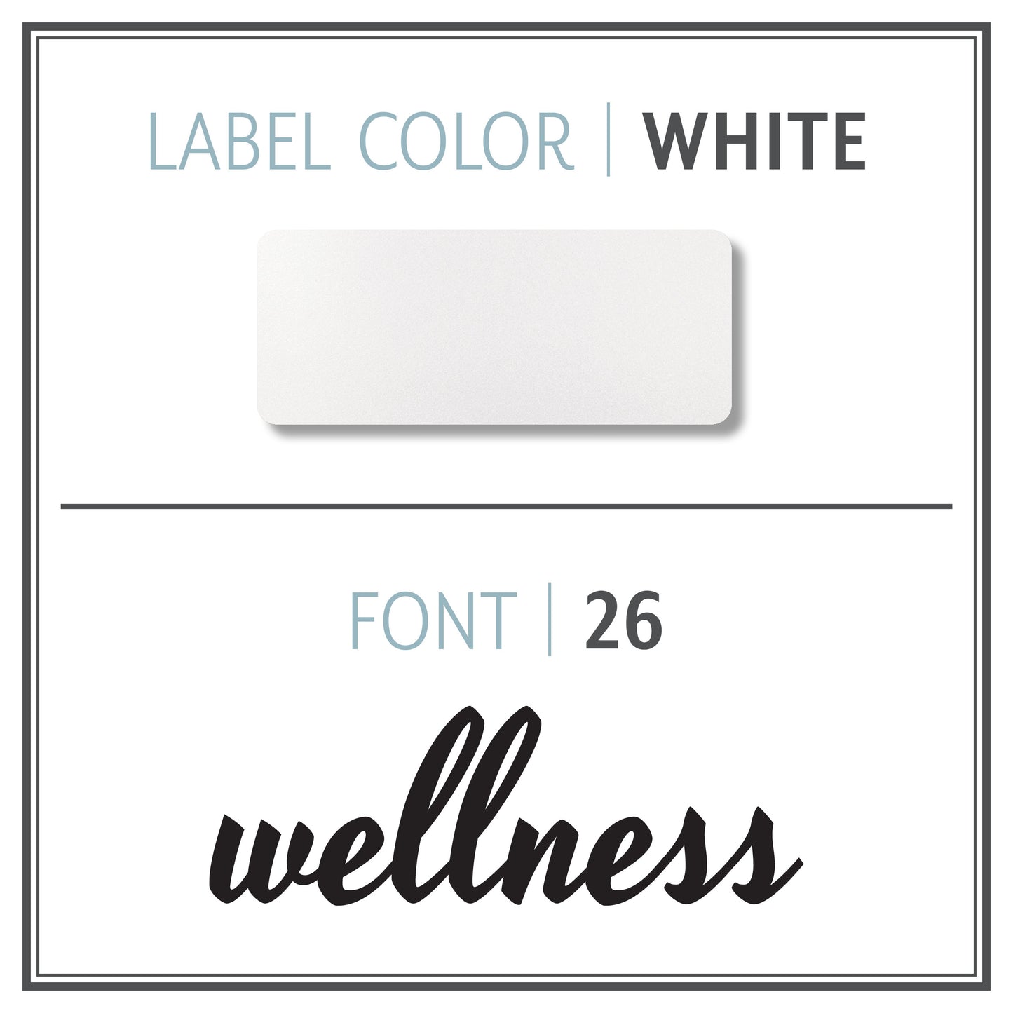 Custom Roller Bottle Label | Black OR White